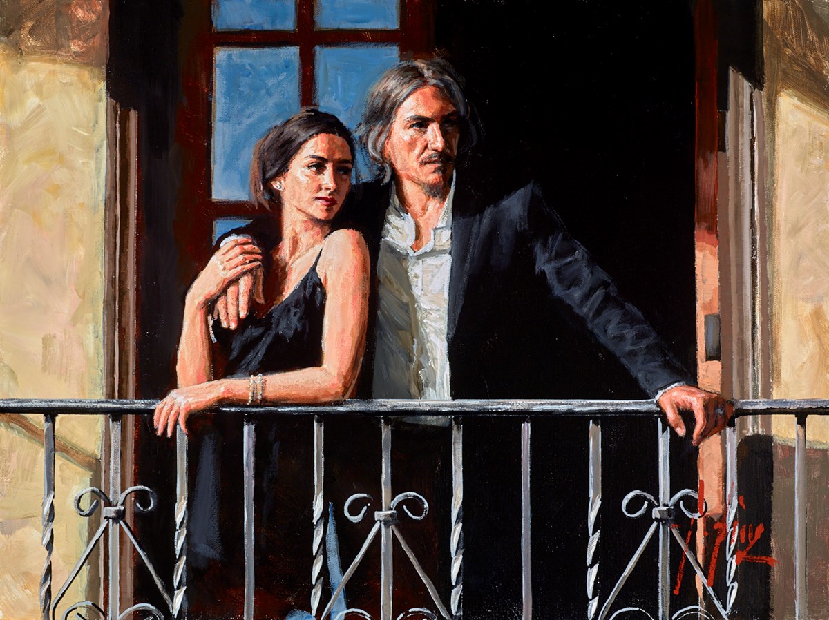 Fabian and Lucy at the Balcony III